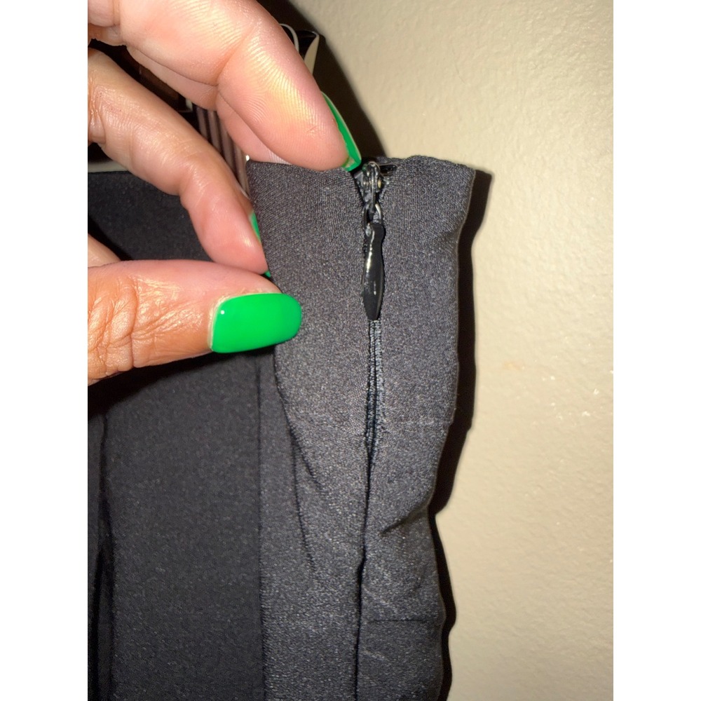 Edikted Black Pleated Tennis Skort Mini Skirt with Built-in Shorts M Goth Preppy - Picture 3 of 5